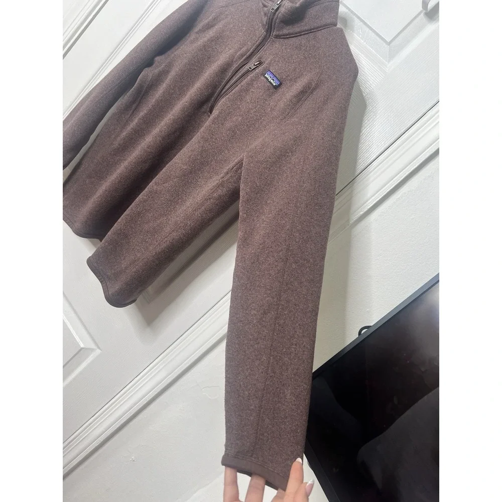 Patagonia Better Sweater 1/4‎ Zip Pullover Unisex Brown Fleece Casual Outdoor M
